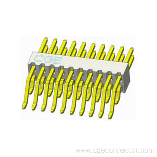 SMT Right Angle Reclining Type double row connector